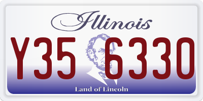 IL license plate Y356330