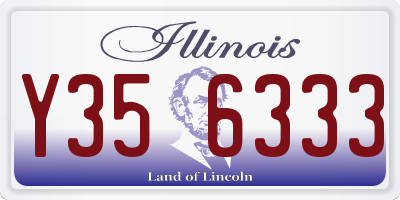 IL license plate Y356333