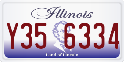 IL license plate Y356334