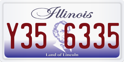 IL license plate Y356335