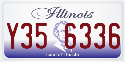 IL license plate Y356336