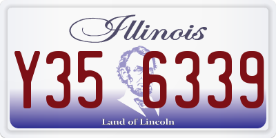IL license plate Y356339