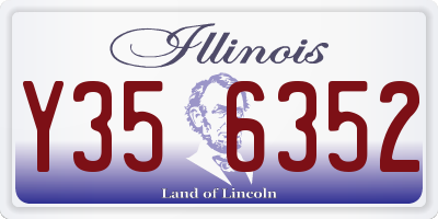 IL license plate Y356352