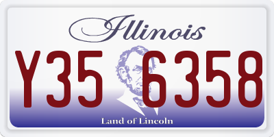 IL license plate Y356358