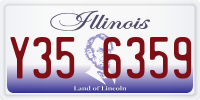 IL license plate Y356359