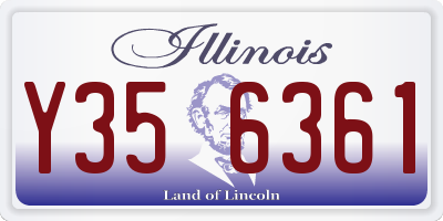 IL license plate Y356361