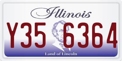 IL license plate Y356364