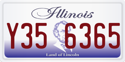IL license plate Y356365