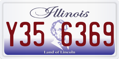IL license plate Y356369