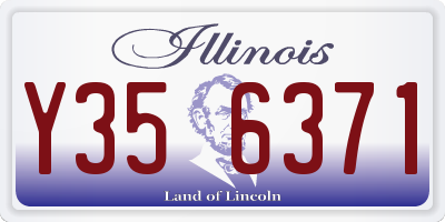 IL license plate Y356371