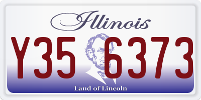 IL license plate Y356373