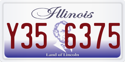IL license plate Y356375