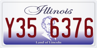 IL license plate Y356376