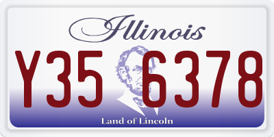 IL license plate Y356378