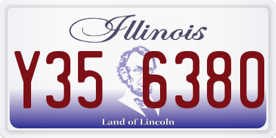 IL license plate Y356380