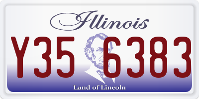 IL license plate Y356383