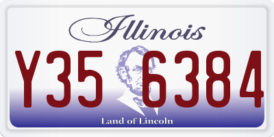 IL license plate Y356384
