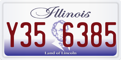 IL license plate Y356385