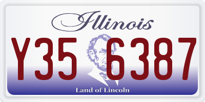 IL license plate Y356387