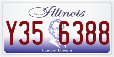 IL license plate Y356388
