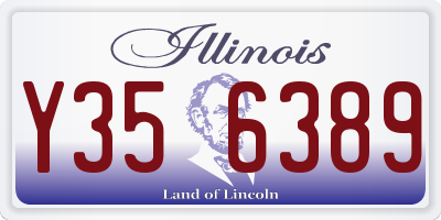 IL license plate Y356389