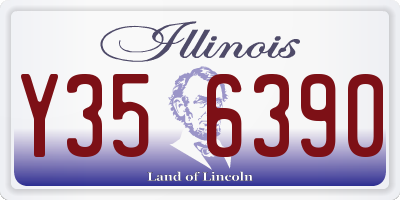 IL license plate Y356390