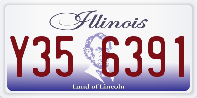 IL license plate Y356391