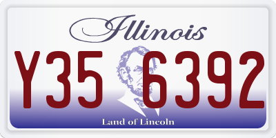 IL license plate Y356392