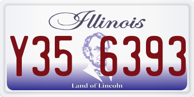 IL license plate Y356393