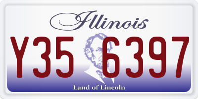 IL license plate Y356397