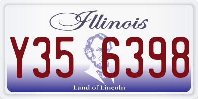 IL license plate Y356398