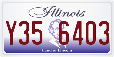 IL license plate Y356403