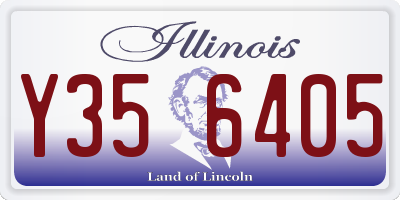 IL license plate Y356405