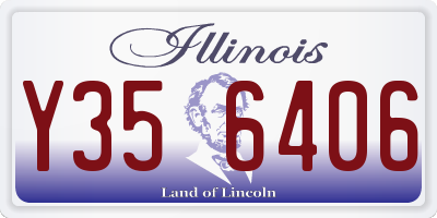 IL license plate Y356406
