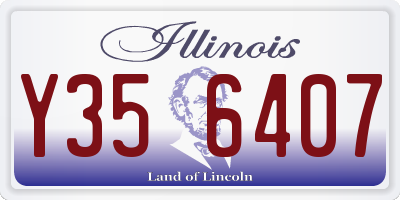 IL license plate Y356407