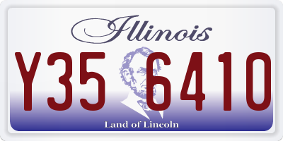 IL license plate Y356410
