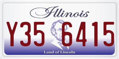 IL license plate Y356415