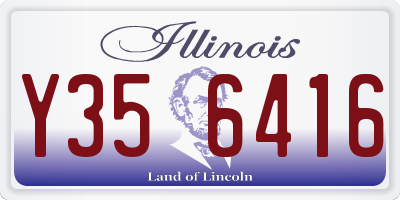 IL license plate Y356416