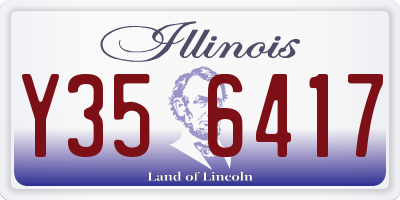 IL license plate Y356417