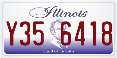 IL license plate Y356418
