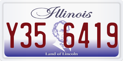 IL license plate Y356419