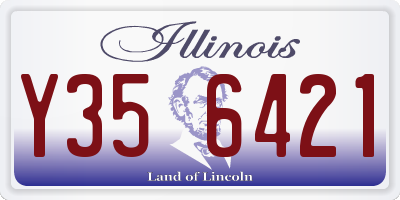 IL license plate Y356421