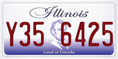 IL license plate Y356425
