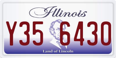 IL license plate Y356430