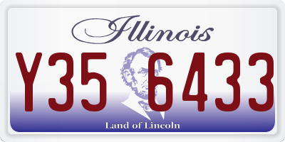 IL license plate Y356433