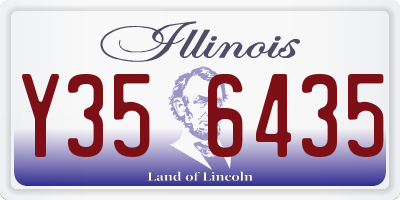 IL license plate Y356435