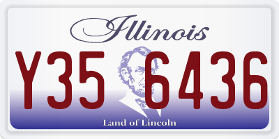 IL license plate Y356436