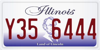 IL license plate Y356444