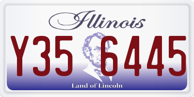 IL license plate Y356445