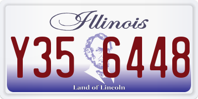 IL license plate Y356448